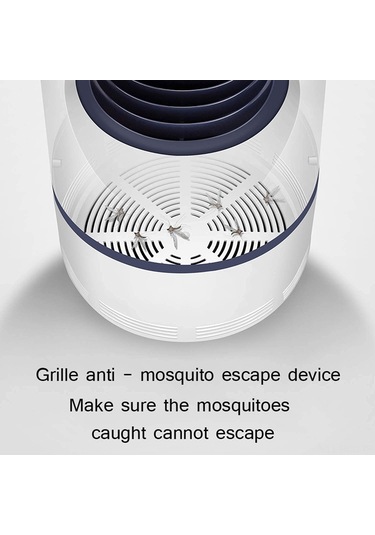 Ruicoo Usb Güçlü Fotokatalitik Sivrisinek Öldürücü Lamba - İç Ve Dış Mekan Kullanımı - Çocuk Güvenliği - Beyaz Renk 108cm Kablo