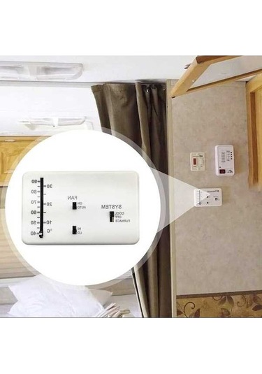 Pazly Dometic Karavan Termostatı - Beyaz, 3106995.032 Uyumlu, Abs, Rv Termostatu