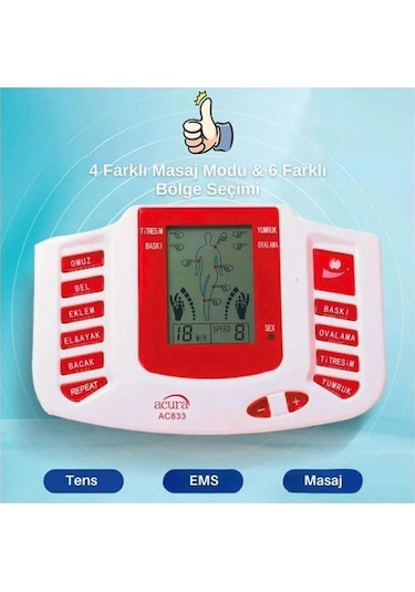 Acura Ac-833 Basic Elektronik Masaj Aleti