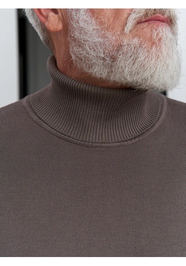 Mens Dream Klasik Yüksek Yakalı Kazak 274720480 Bej