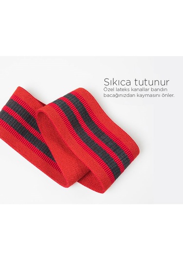 Gymo Hip Band Squat Egzersiz Kalça Direnç Bandı Kırmızı Small