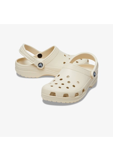 Crocs Classic Unisex Krem Terlik - 10001 Krem