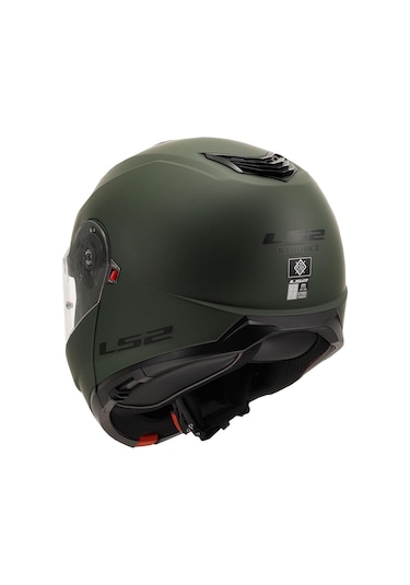 Ls2 Strobe 2 Çene Açılır Motosiklet Kaskı Mat Yeşil