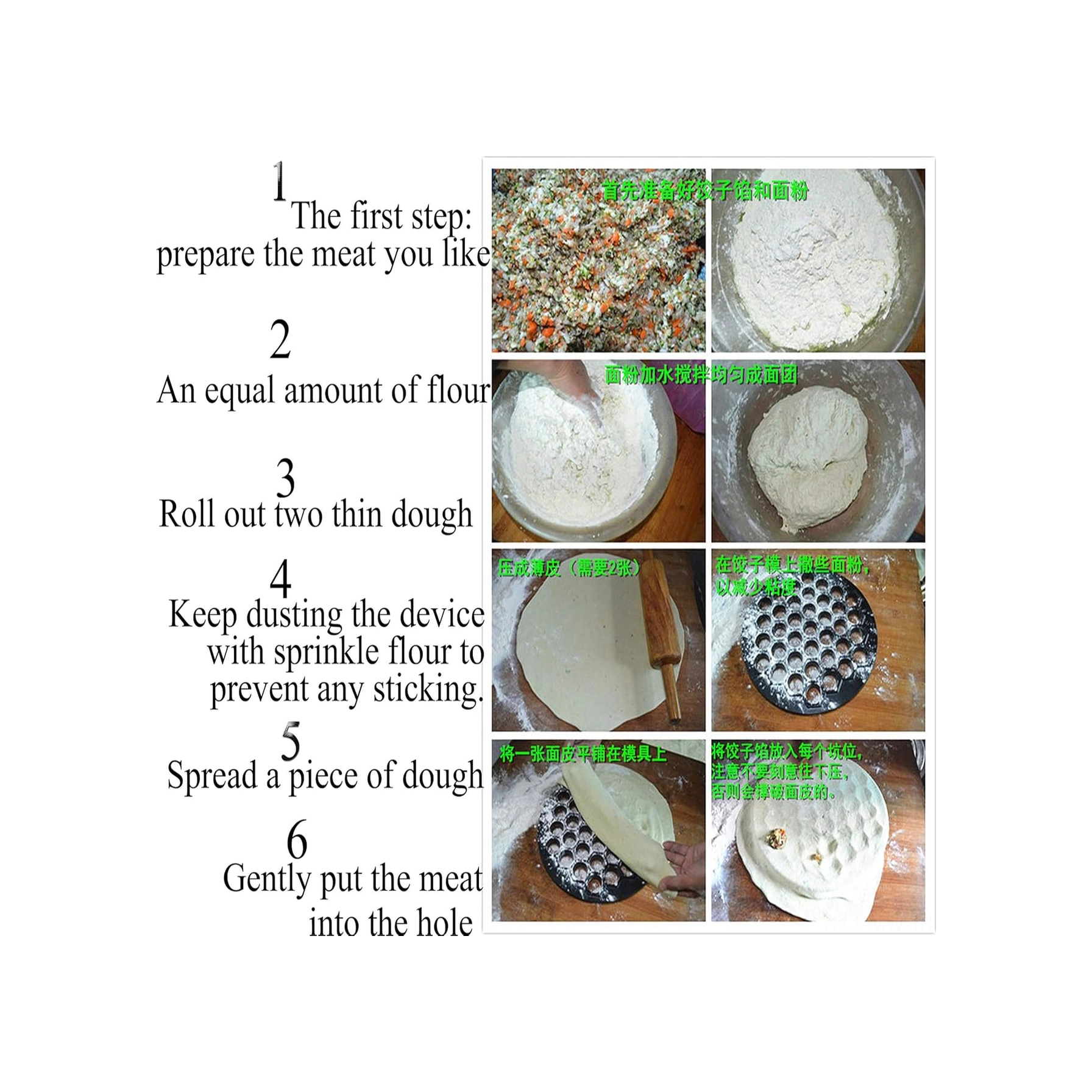 Moveevo 37 Lü Allyuminyum Manti Kalıbı - Evdeki Mutfak İçin Zaman Tasarrufu Sağlayan Metal Hamur Kalıbı Gümüş