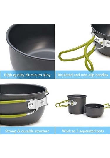 Ulzyvf Taşınabilir Turuncu Yürüyüş Tenceresi, Skycıty Seti, Alümina Aksesuar - Eb Turuncu Turuncu