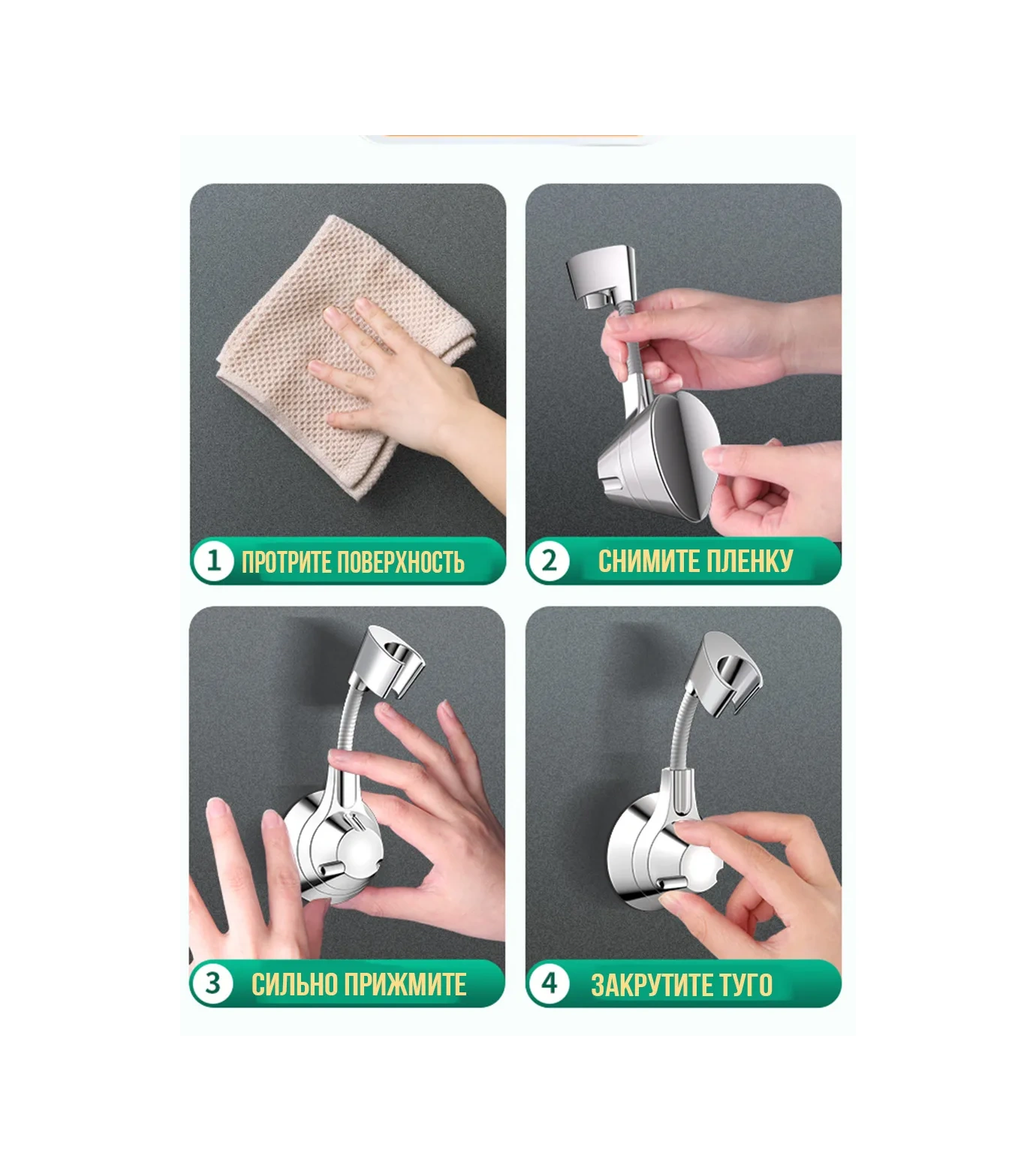 Menko Banyo İçin Duş Askısı 331712562 Gümüş