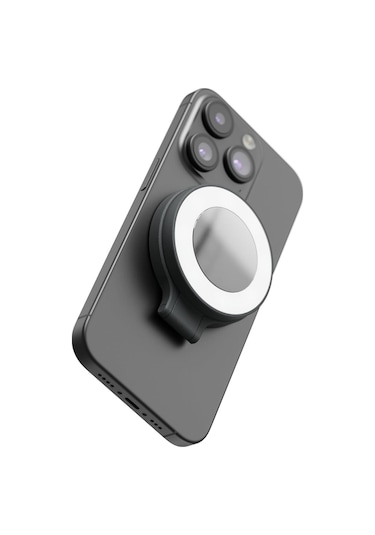 Shiftcam Snappocket Light Led Selfie Ring Işık, 4 Parlaklık Seviyesi, Dahili Batarya, Manyetik Telef Siyah
