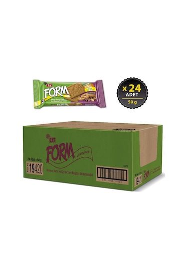 Eti Form Hurma, İncir Ve Çiyalı Bisküvi 24 x 50 G