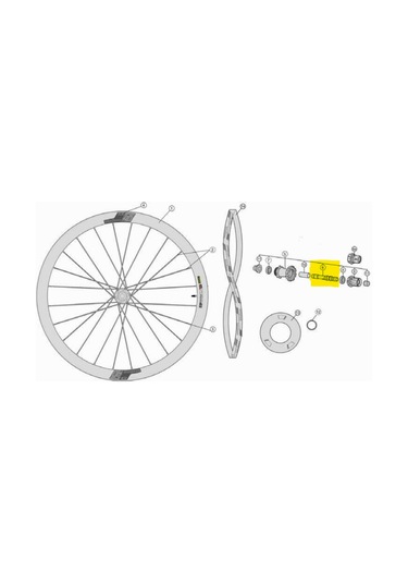 Fsa Vision Sc40 Arka Göbek Mili U2160/u2149 Me384