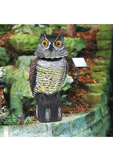 Suntek Magideal Bahçe Dekorasyon Gerçekçi Doğal Baykuş