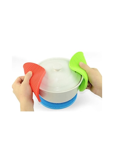 Hanedanev Yanmaz Silikon Nihale Yuvarlak Petek Dokulu Nihale Kalburabastı Esnek Nihale