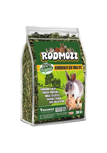 Rodmozz Gerçek Yonca Kemirgen Otu Kilitli Paket 250 G