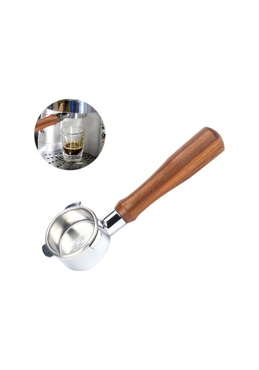 Qingmipy Breville 880/870/850 Kahve Makinesi İçin Ahşap Saplı 54mm Paslanmaz Kahve Portafiltre Ve Filtre Sepeti Seti Diğer