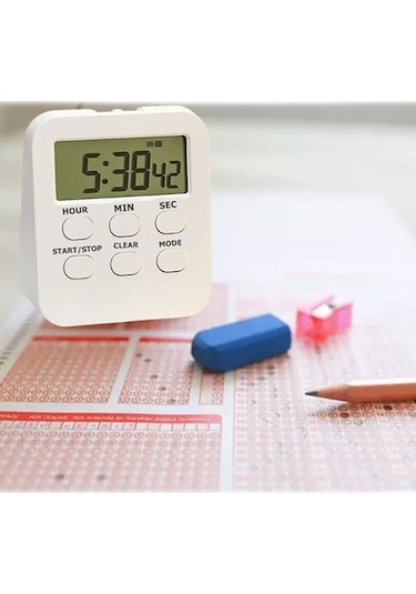 Kronometre Saat Mıknatıslı Buzdolabı Kronometresi Alarmlı
