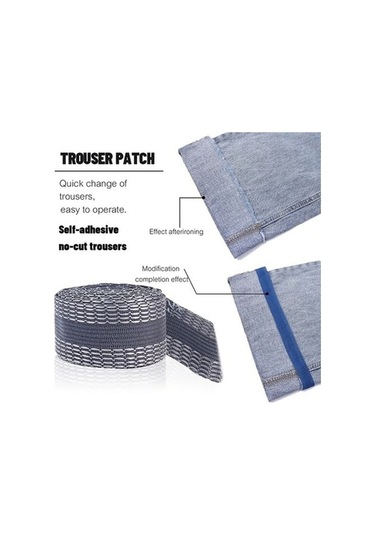 Flybuy Ütü Pantolon Bacak Çıkartmaları, 55cm Bej, 50m Set, Dıy Dikiş Kot Giyim Etekler