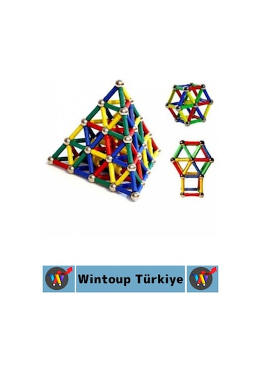 Eğitici Motor Beceri El Göz Koordinasyonu Geliştiren Eğlenceli Çocuk Manyetik Lego Seti 37 Parça