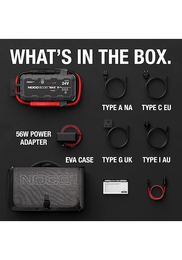 Noco Genius Gb251 24V 3000 Amp Ultrasafe Lityum Akü Takviye + Powe N11.321