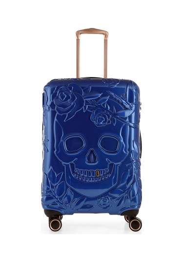 Ççs 5217 Kuru Kafa Polikarbon 3 Lü Valiz Seti-mavi Mavi