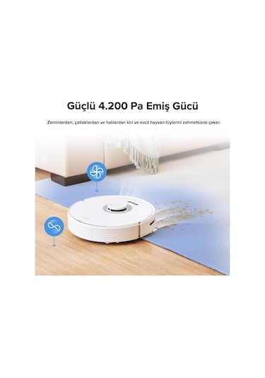 Roborock Q7 Max Beyaz Akıllı Robot Süpürge (Teşhir)