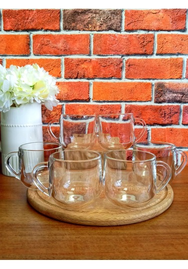 Osz Bardak 300ml Kâse Bardak Cam 6'lı 218327166 Beyaz