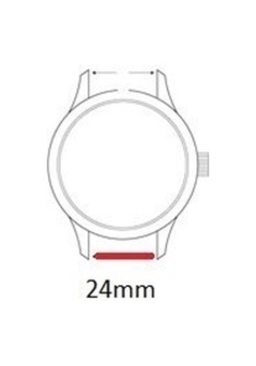 Breitling Modeli 22mm Sarı Renk Silikon Saat Kordonu