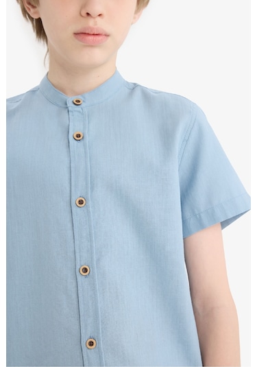 DeFacto Erkek Çocuk Hakim Yaka Kısa Kollu Gömlek F3583A825SMBE760