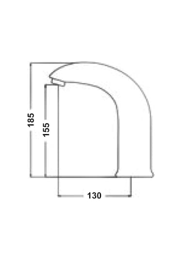 Gms Ft013 Çift Girişli Fotoselli Lavabo Musluk Bataryası