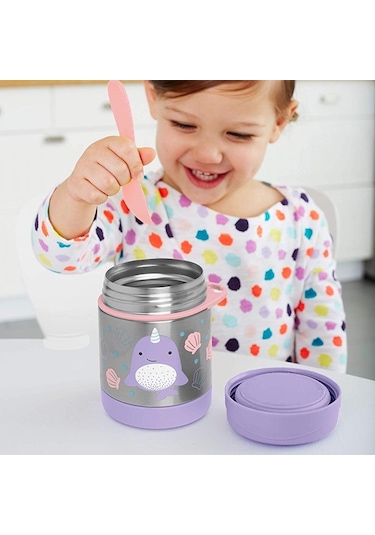 Skip Hop Zoo Narwhal Paslanmaz Çelik Termos Çok Renkli
