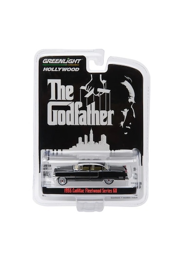 Greenlight 1:64 The Godfather 1972 - 1955 Cadillac Fleetwood Series 60 Special Solid Pack 44740-b