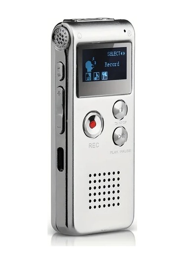 Willowhaven Gümüş 8gb Usb Şarjlı 650 Saat Kayıt Kapasiteli Taşınabilir Ses Kayıt Cihazı