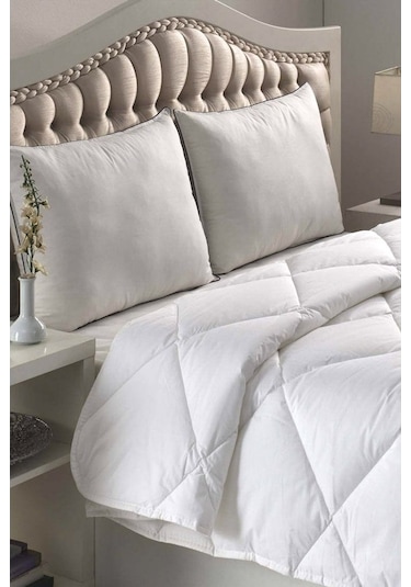 Cotton Box Exclusive Ranforce Çift Kişilik Silikon Yorgan 195X215 Beyaz