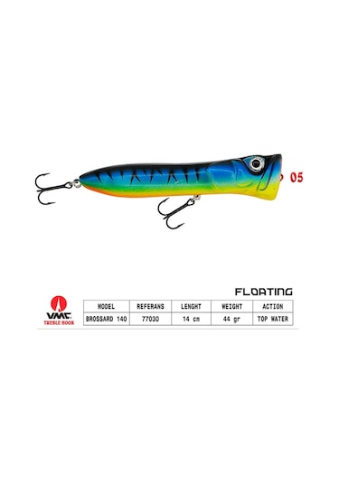 Tıtan Brossard Cl:5 140mm 44gr Standart