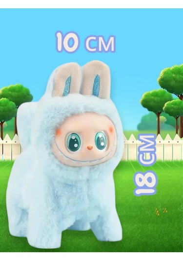 Pop Mart Labubu Yumuşak Oyuncak Köpek Labubu 480360320 Açık Mavi