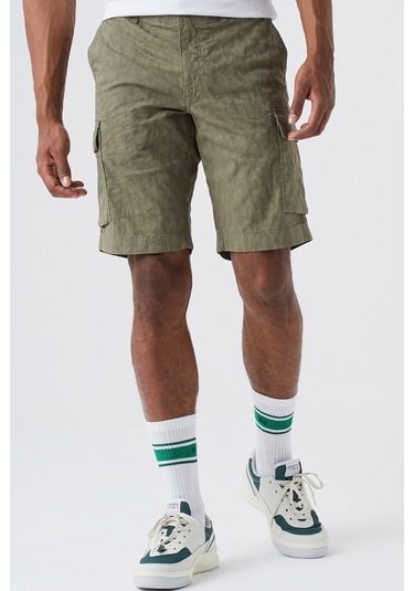 Lacoste Men's Patterned Bermuda Cargo Shorts With Pockets Khaki Erkek Desenli Bermuda Kargo Cepli Şort Haki Lacoste Men's Patterned Bermuda Cargo Shorts With Pockets Khaki Erkek Desenli Bermuda Kargo Cepli Şort Haki