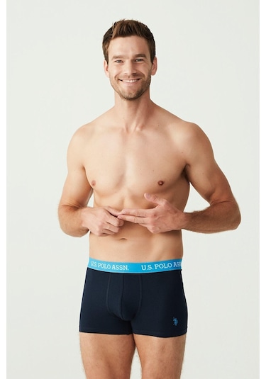 U.S. Polo Assn. Erkek Siyah 3 Lü Boxer 80253