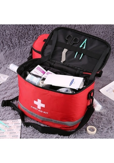 Novahub Acil Durum Hayat Paketi Spor Çantası Kırmızı