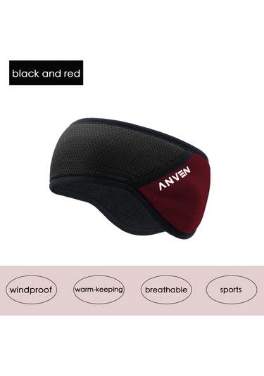 Primepickings Koyu Gri Rüzgarkıran Kulaklıklı Unisex Kışlık Kulak Koruyucu - Koşu, Kayak, Bisiklet Koyu Gri