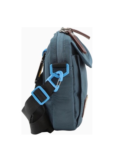 Discovery Icon Rfıd Korumalı Sürdürülebilir Utility 1l Kapasiteli Unisex Omuz Çantası Mavi