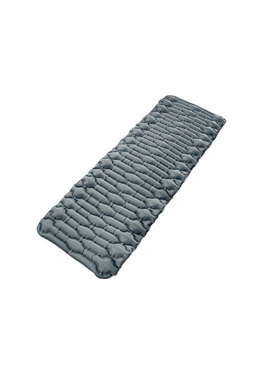 Gm-am20 Kamp Matı Şişme Uyku Matı Naylon+tpu Uyku Pedi Açık Gri
