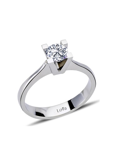 Lova G Renk 0,51 Karat Pırlanta Tektaş Yüzük - HRD Sertifikalı