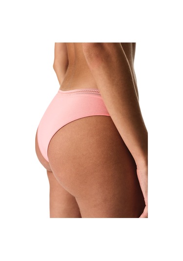 Penti Pembe Easy Pamuklu Trim Brazilian Külot