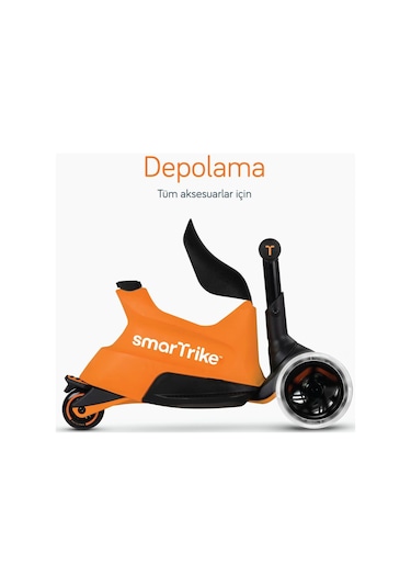 Smartrike Xtend Büyüyebilen Ride On Scooter 12 Ay - 12 Yaş Orange
