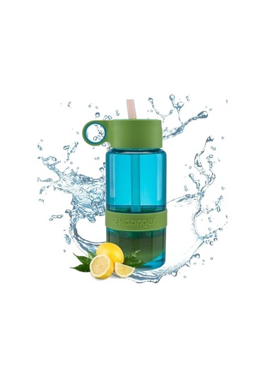 Narenciye Limon Sıkmalı Pratik Detoks Toksin Atıcı Su Matarası Spor Şişesi 5365 Çok Renkli