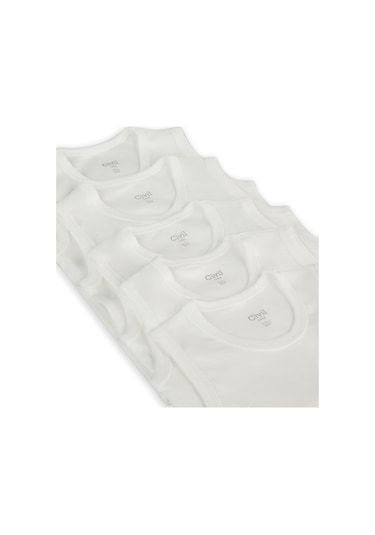 Civil Baby Organik 5 Li Sıfır Kol 1-3 Yaş Çıtçıtlı Badi - Ekru