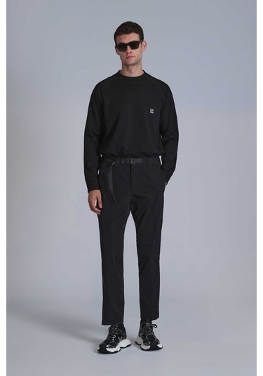 Lufian Erkek Grant Sweatshirt 112030154 Siyah Siyah