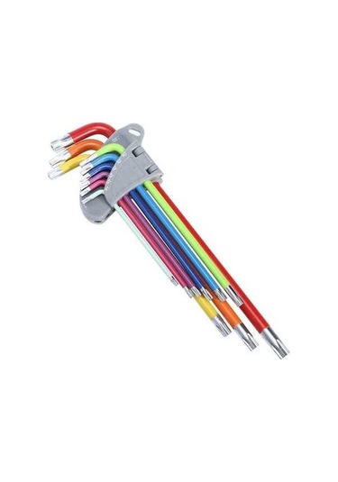 Tongxida 9 Parça Kollu Crv Çelik Somun Anahtarı Seti - Renkli, Anti-korozif, Çok Amaçlı Profesyonel Kullanım