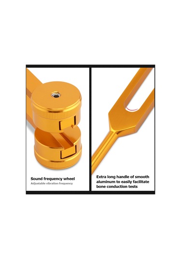 Lemestar Alüminyum 128hz Tüy Çekme Aleti - Profesyonel Kullanim, Net Ton Ve Hafif Tasima Özelligi, Gümüş Rengi