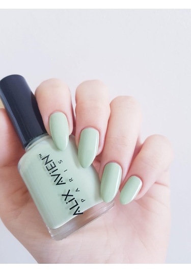 Alix Avien Mint Yeşil Oje 67 Yüksek Pigmentli Uzun Süreli Kalıcılık Hızlı Kuruma Nail Lacquer 67