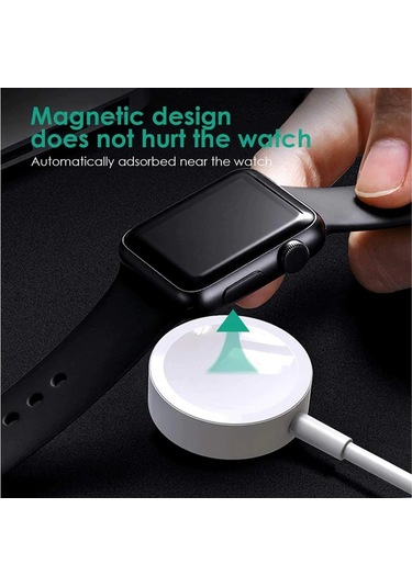 Geekyou İOS Watch Uyumlu İçin Mfi Onaylı Manyetik Kablosuz Şarj Cihazı, Hızlı Ve Güvenli Şarj, Taşınabilir Tasarım, Se/6/5/4/3/2/1 Uyumlu