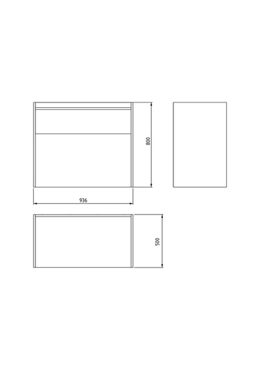 Basic Çalışma Masası - Beyaz / Siyah Beyaz / Siyah